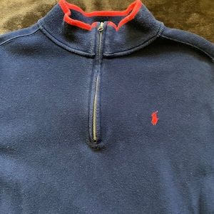 Quarter Zip polo pull over